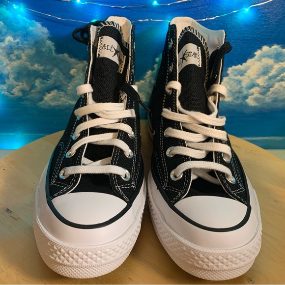 CONVERSE x Stüssy Chuck 70 Hi Unisex in Black/White - Picture 4 of 7